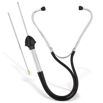 ABN Mechanics 2 Piece Automotive Stethoscope Kit - Car Diagnostic Tool
