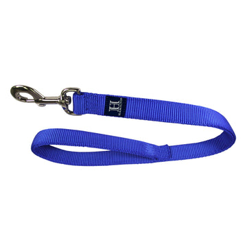 Hamilton Double Thick Nylon Dog Training Lead, 1" Wide by 4' Long with Tangle-Free 360° Swivel Snap, Blue
