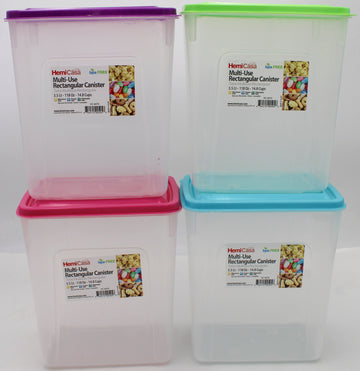 14.6cup CANISTER - ASST COLORS