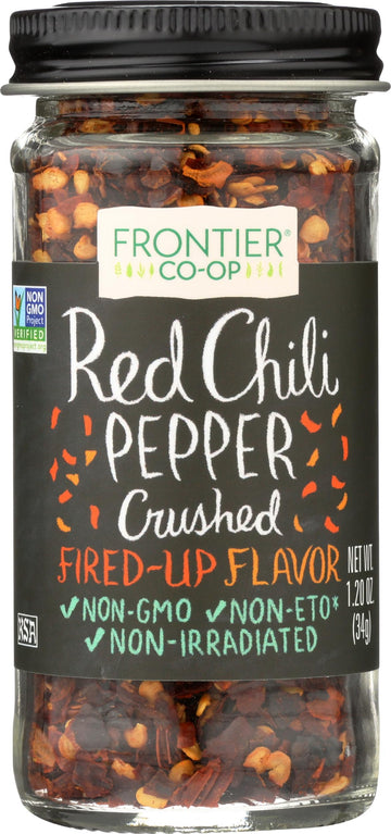 Frontier Co-op Ground Red Cayenne Chili Pepper 15,000 Hu, 1.2 Ounce Bottle, Turn Up The Heat in Your Ethnic Recipes, Kosher