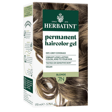 Herbatint Permanent Haircolor Gel, 7N Blonde, 5.75 fl oz (170 ml)