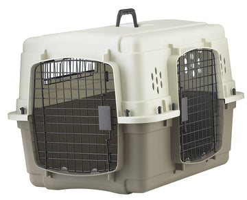 Pet Lodge® Two Door Dog Crate | Designed for Air Transport | Dog Kennel | Easy to Clean Pet Crate | for Pets Up to 30lbs | Small