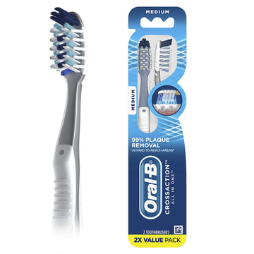 Oral-B Toothbrush Medium Deep Clean 2 Pack (Pack of 3)