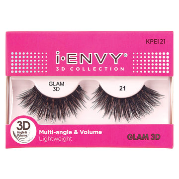 i-Envy False Eyelashes 3D Glam Collection Multi-angle & Volume Lashes