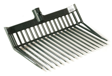 Little Giant® DuraFork Pitch Fork Replacement Head | Durable Polycarbonate Stable Fork Head with Angled Tines | Manure Fork | Made in USA (Pack of 1, Green)