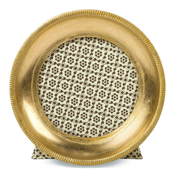 Cavallini Florentine Frames Rondo Gold 3 x 3