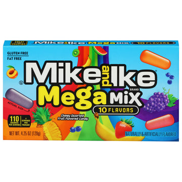 Mike and Ike Chewy Mega Mix Candy 4.25 oz