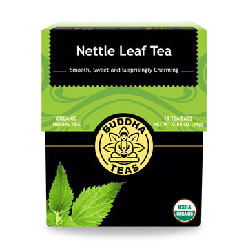 Buddha Teas - Nettle Leaf Tea - Organic Herbal Tea - For Digestive Health - Rejuvenate & Support - Caffeine Free - 100% Kosher & Non-GMO - 18 Tea Bags (Pack of 1)