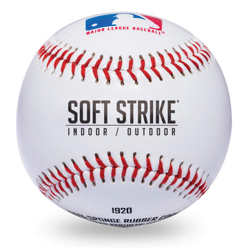 Franklin Sports Soft-Strike Teeball - Official Teeball Size + Weight Approved - Hollow Rubber Core Technology for Safety - Ball for Outdoor Use - Pack of 1