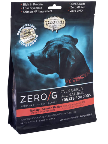 Zero/G Roasted Salmon Recipe Mini Dog Treats, 12 oz