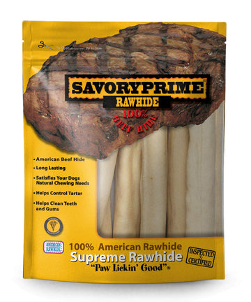 Savory Prime 10-Inch Supreme Retriever Roll White, 8-Pack (992)