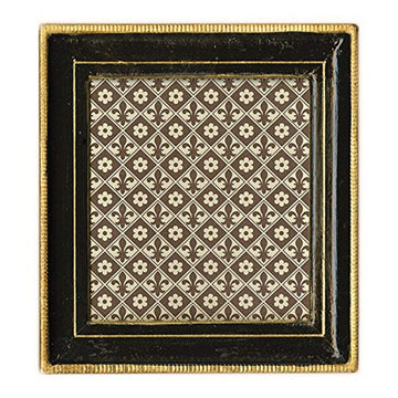 Cavallini Papers & Co Florentine Frame Ravenna, 3" x 3", Black