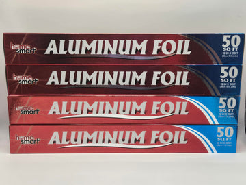 Aluminum Foil, 50 Sq Ft - 4 Pack