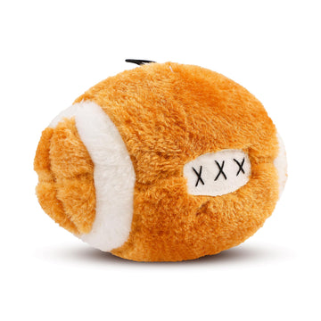 SPOT Plush Football Dog Toy with Squeaker | Soft, Plush Fabric Football Squeak Toy for Small and Large Dog Breeds | Fetch Toy for Throwing and Chasing | 4.5"