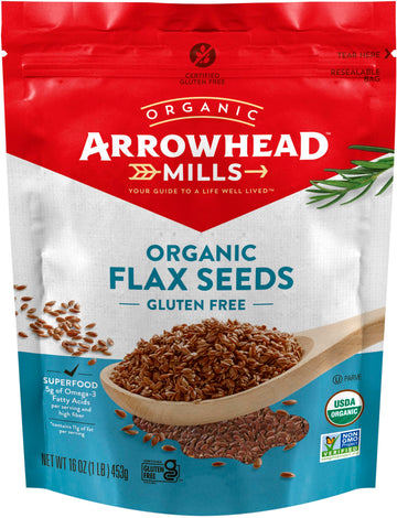 Arrowhead Mills Organic Flax Seeds, 16 oz Bag
