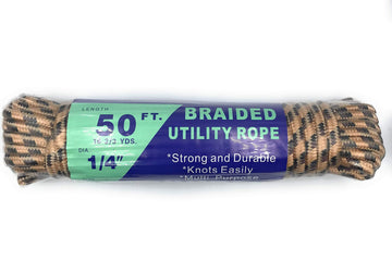 T.W. Evans Cordage 1/4 in. x 50 ft. Braided Utility Rope