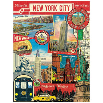 Cavallini 240 Piece Puzzle, New York City (PZLMINI/NYC)