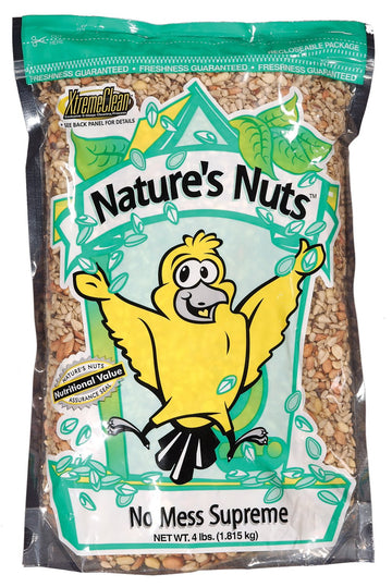 Natures Nuts 00090 Chuckanut Products 4 Lbs No Mess Supreme Birdseed