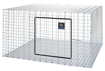 Miller Little Giant AH3030 Rabbit Hutch, 30 x 30 x 16, Galvanized
