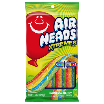 AirHeads Xtremes Peg Bag, Rainbow Berry, 4.5 Ounce