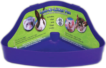 Ware Manufacturing Plastic Lock-N-Litter Pan for Small Pets, Colors May Vary