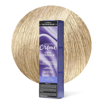 L'Oréal Technique Excellence Crème Permanent Hair Color - Long-Lasting Hair Dye, Rich Formula With No-Drip Application, Superb Gray Coverage, Medium Brown