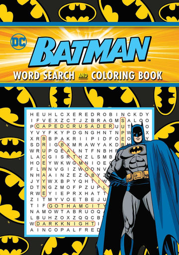 Batman Word Search and Coloring Book (Coloring Book & Word Search)
