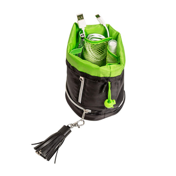 Honey-Can-Do SFT-08525 Phone Accessories, Cord organizing, Black, Green