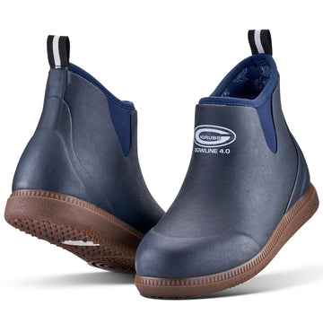 Grubs Outdoor Boots Adult Waterproof Bowline M7/W8 Navy Gum BOW-200A