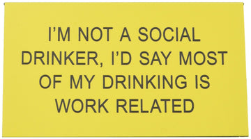 About Face Designs Face Say What Work Related Novelty Desk Sign, Multicolor