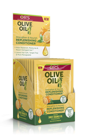 Organic Root Stimulator Ors Olive Oil Replenishing Pack 1.75 Ounce (12 Pieces) (51ml)