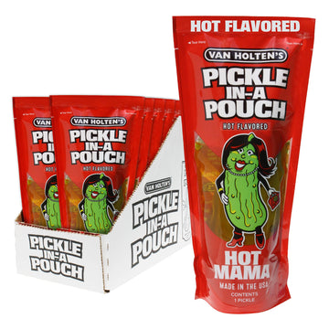 Van Holten's Pickles - Hot Mama Pickle-In-A-Pouch - 12 Pack
