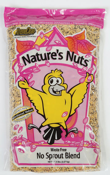 Natures Nuts 00234 Chuckanut Products 5 Lbs Waste Free No Sprout Blend