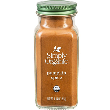 Simply Organic Pumpkin Spice, Certified Organic, Kosher | 1.94 Ounce (Pack of 1)