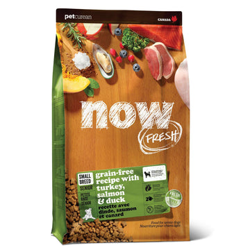 Now Fresh Small Breed Senior Dry Dog Food, Turkey, Salmon & Duck Recipe, Grain-Free, Chicken-Free, 6 lbs