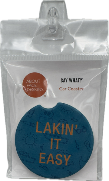 LAKIN' IT EASY CAR COASTER