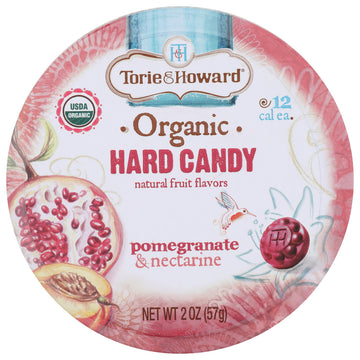 TORIE & HOWARD CANDY TIN PMGRNT & NECTRN 2OZ