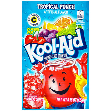 Kool Aid Tropical Punch Drink Mix (0.16 oz Packet)