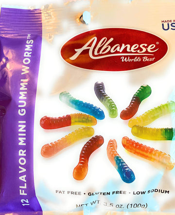 Albanese Gummi Worms 3.5 oz