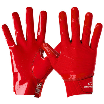 Cutters Rev Pro 5.0 Receiver Gloves Solid Red XXXL