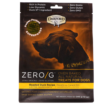 Darford Zero/G Roasted Lamb Mini Dog Treats – Limited Ingredient Grain-Free Biscuits – Lamb as #1 Ingredient with Superfoods Blueberries, Cranberries, Chia & Kelp – 12 oz Bag – Made in Canada
