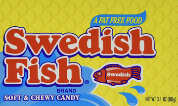 Swedish Fish, Theater Box, 3.1oz Box (Pack of 12)
