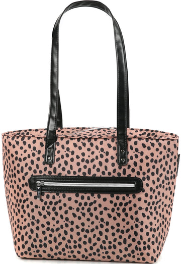 Arctic Zone Bennet Insulated Lunch Tote Bag for Women - Lunch Box Cooler Tote Bag - Leopard Blot
