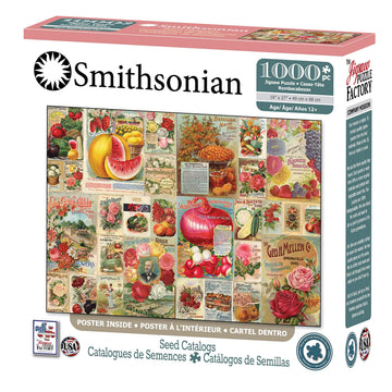 The Jigsaw Puzzle Factory Smithsonian-Seed Catalogs Jigsaw Puzzle (1000 Piece), Full-Color