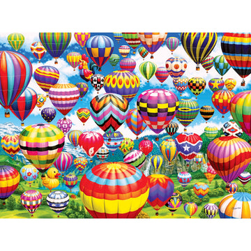 RoseArt - Puzzle Collector - Colorful Balloons in The Sky - 1000 Piece Jigsaw Puzzle for Adults