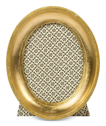 Cavallini Papers & Co., Inc. Cavallini Florentine 3 inch Oval Gold Leaf Frame