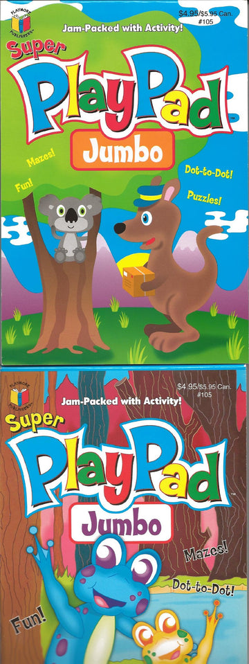 Super PlayPad: Jumbo Coloring & Activity Set of 4!