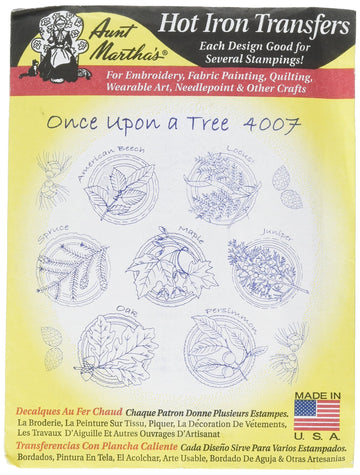 Aunt Martha's Iron On Transfer Patterns for Stitching, Embroidery or Fabric Painting