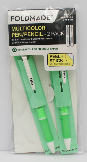 3-in-1 WRITING UTENSILS 2PK GREEN