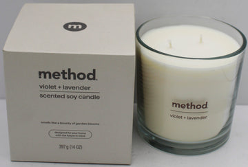 METHOD PREMIUM CANDLE VIOLET + LAVENDER 14oz US